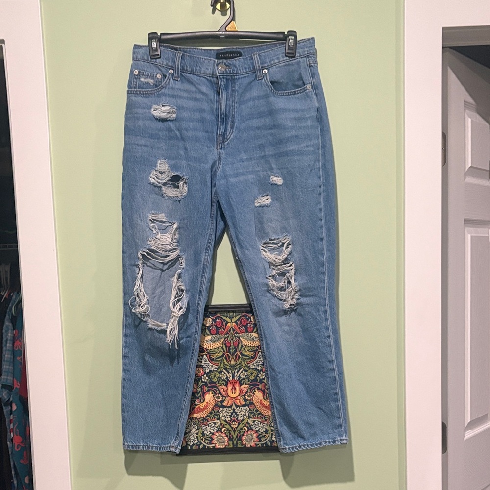 Aeropostale Distressed Blue Jeans